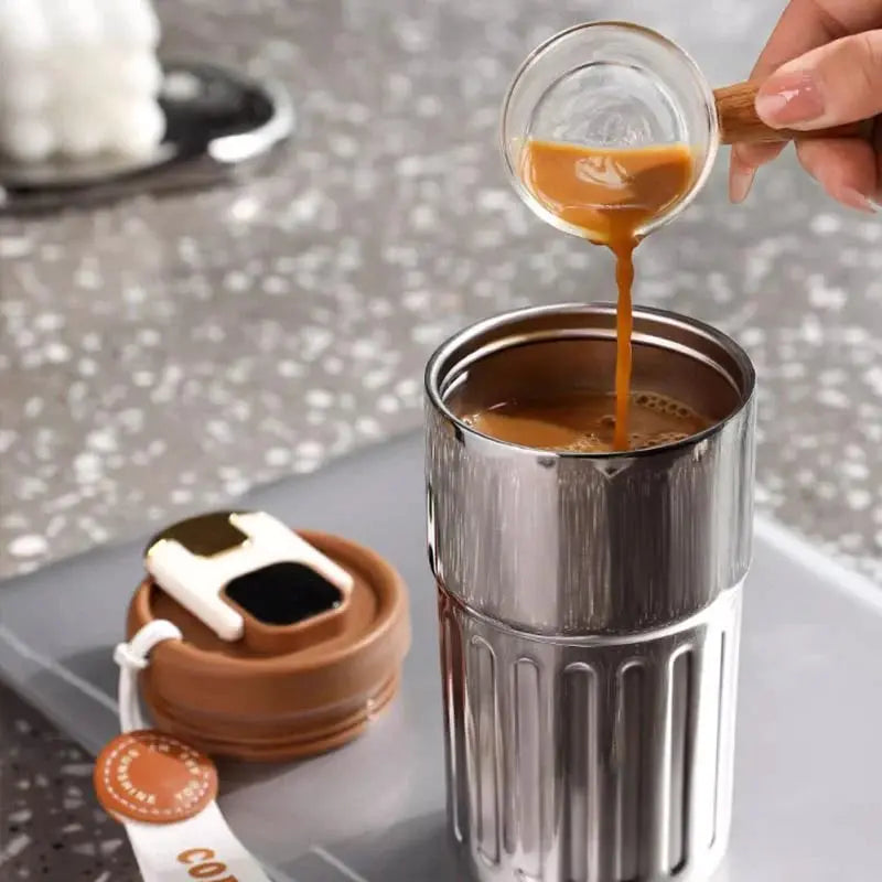 🎄Coffee Thermos With Temperature Display😊 (BUY 2 FREE SHIPPING)