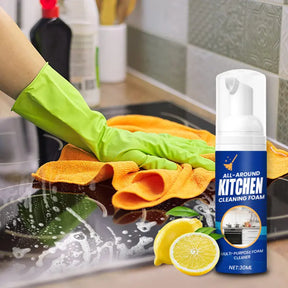 （🔥Hot sale up to 64% off🔥）Heavy-Duty Kitchen Foaming Degreaser & Cleaner