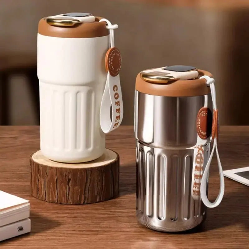 🎄Coffee Thermos With Temperature Display😊 (BUY 2 FREE SHIPPING)