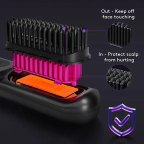 （❤New Products 40% off Special Offer❤）Wireless Hair Straightener Brush