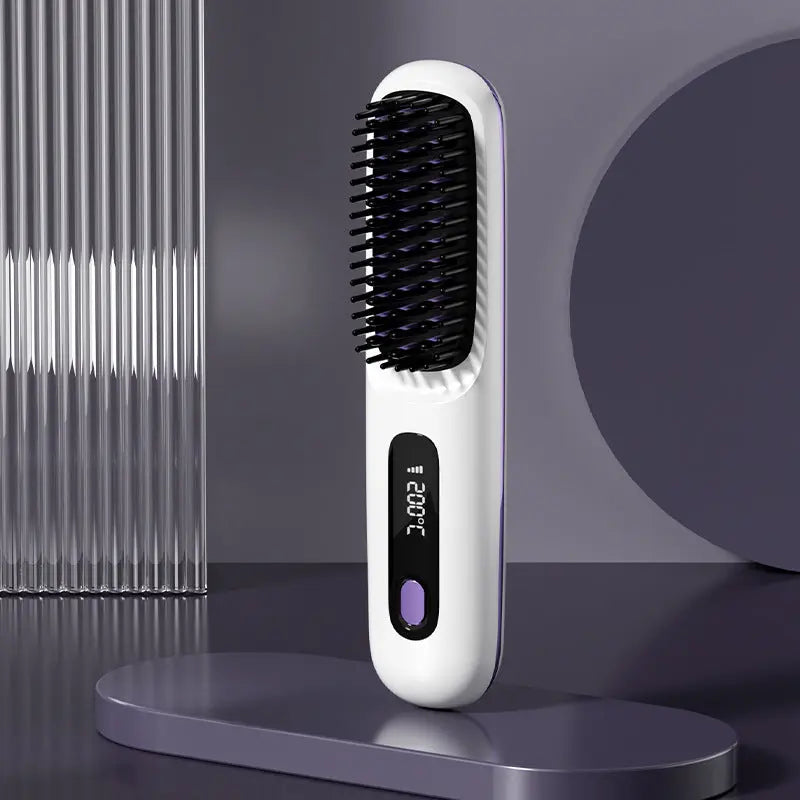 （❤New Products 40% off Special Offer❤）Wireless Hair Straightener Brush