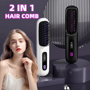 （❤New Products 40% off Special Offer❤）Wireless Hair Straightener Brush